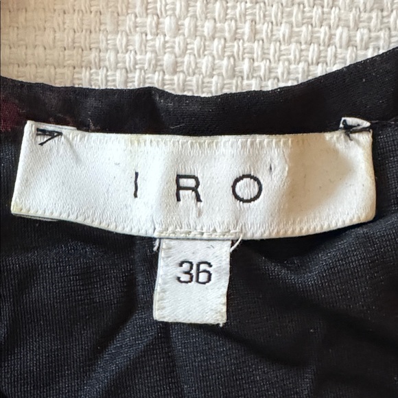 IRO Loxie floral print chiffon mini ruffle dress - Picture 10 of 10